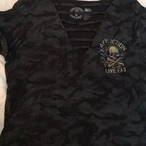 Camo Affliction tee
